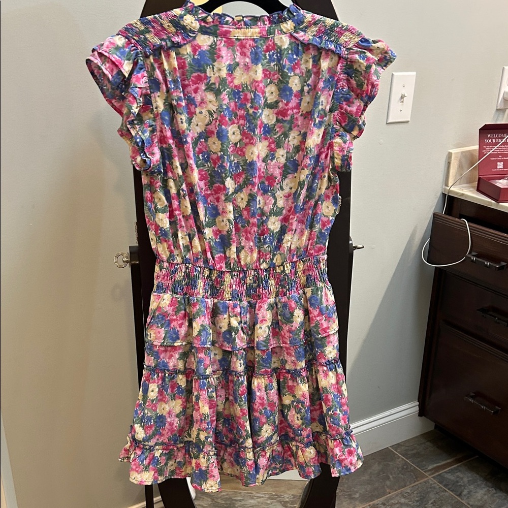 Floral Ruffle Sleeve Dress - Picture 3 of 3
